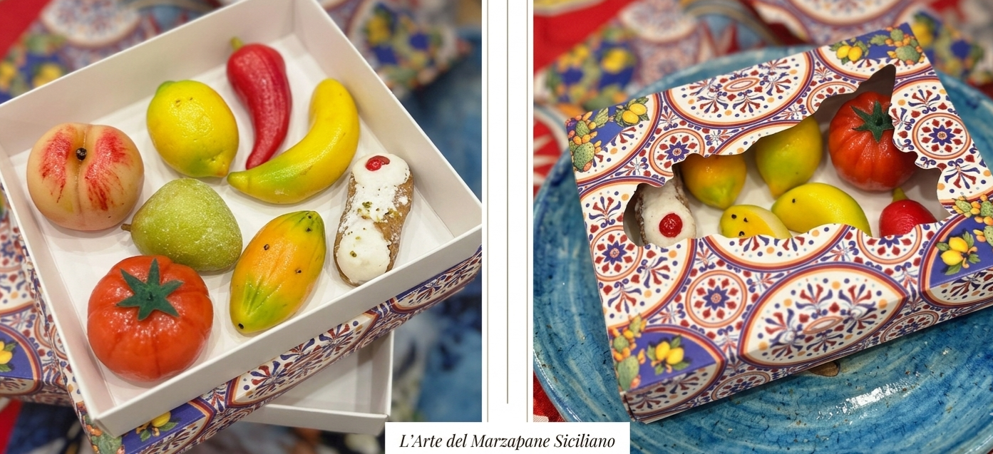 Box di frutta martorana Siciliana