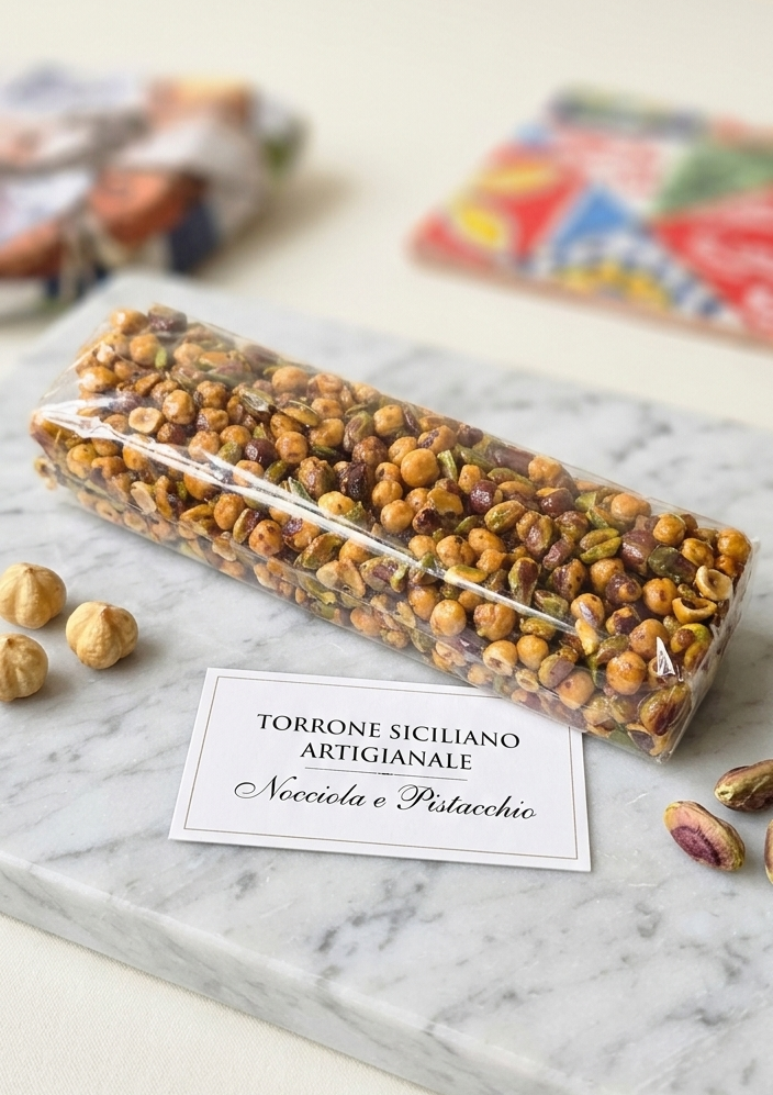 Croccante di nocciola e pistacchio